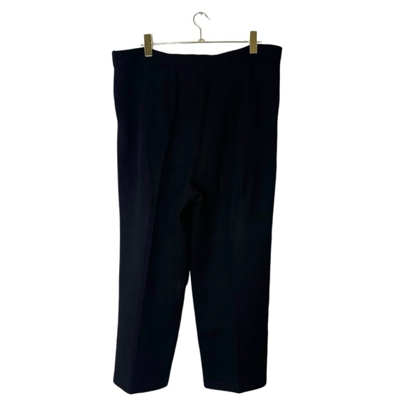 St. John Collection Black Santana Knit Pants Size 12 - Picture 4 of 4
